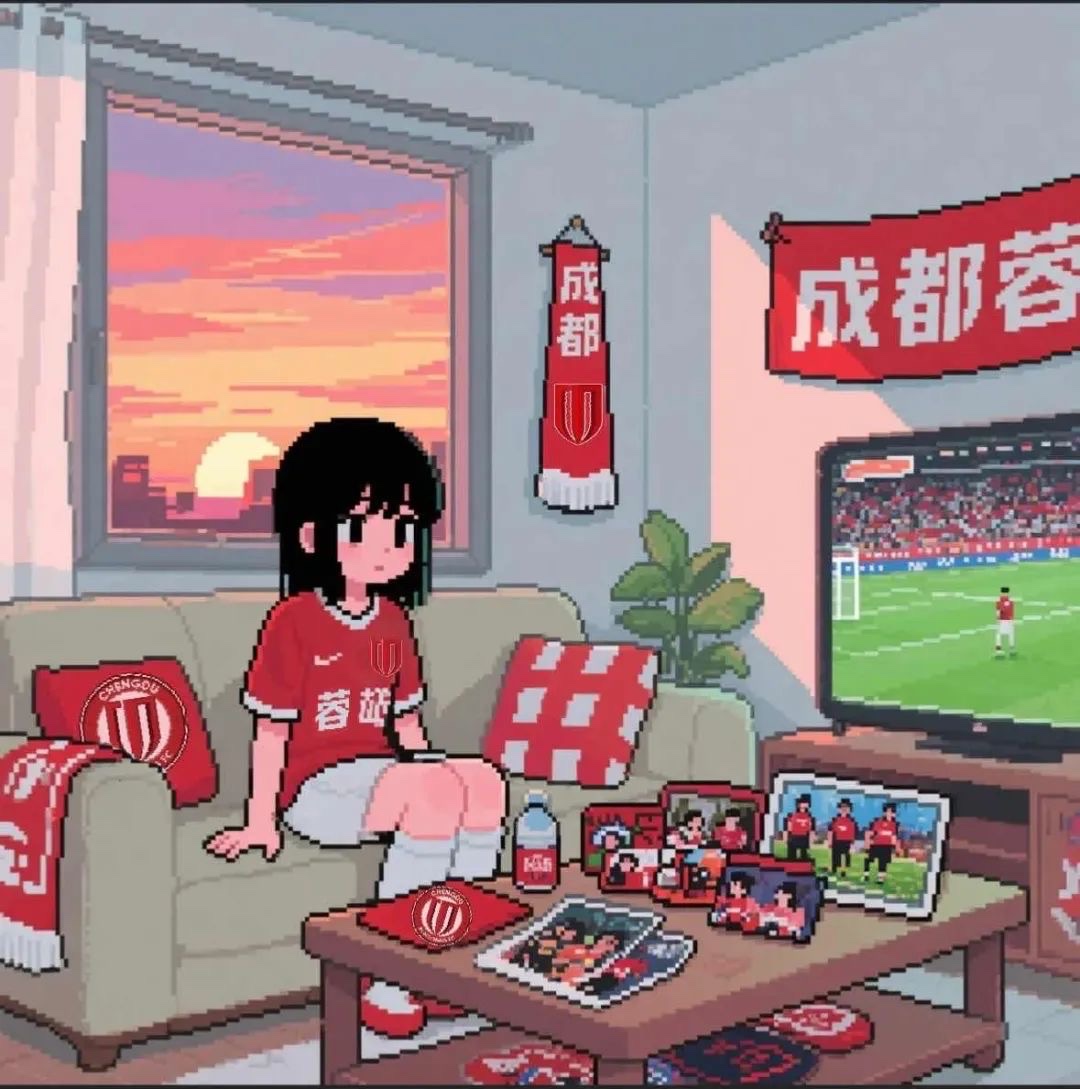 足球像素风头像